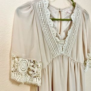 Southern Belle Chiffon & Lace Dress